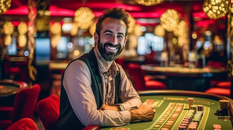 Live-dealer blackjack table in kepritogel login game library with multi-camera feed and betting interface